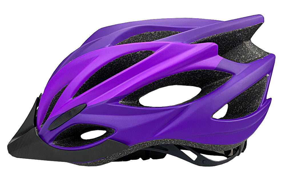 Purple adult bike helmet new arrivals